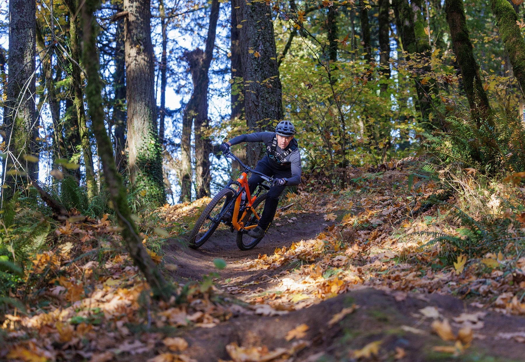 Mountain Biker & Youtuber Aaron Lutze riding his favorite trails. 